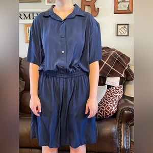 GRAVER STUDIO X-LARGE ROMPER BLUE VINTAGE MADE‎ IN USA